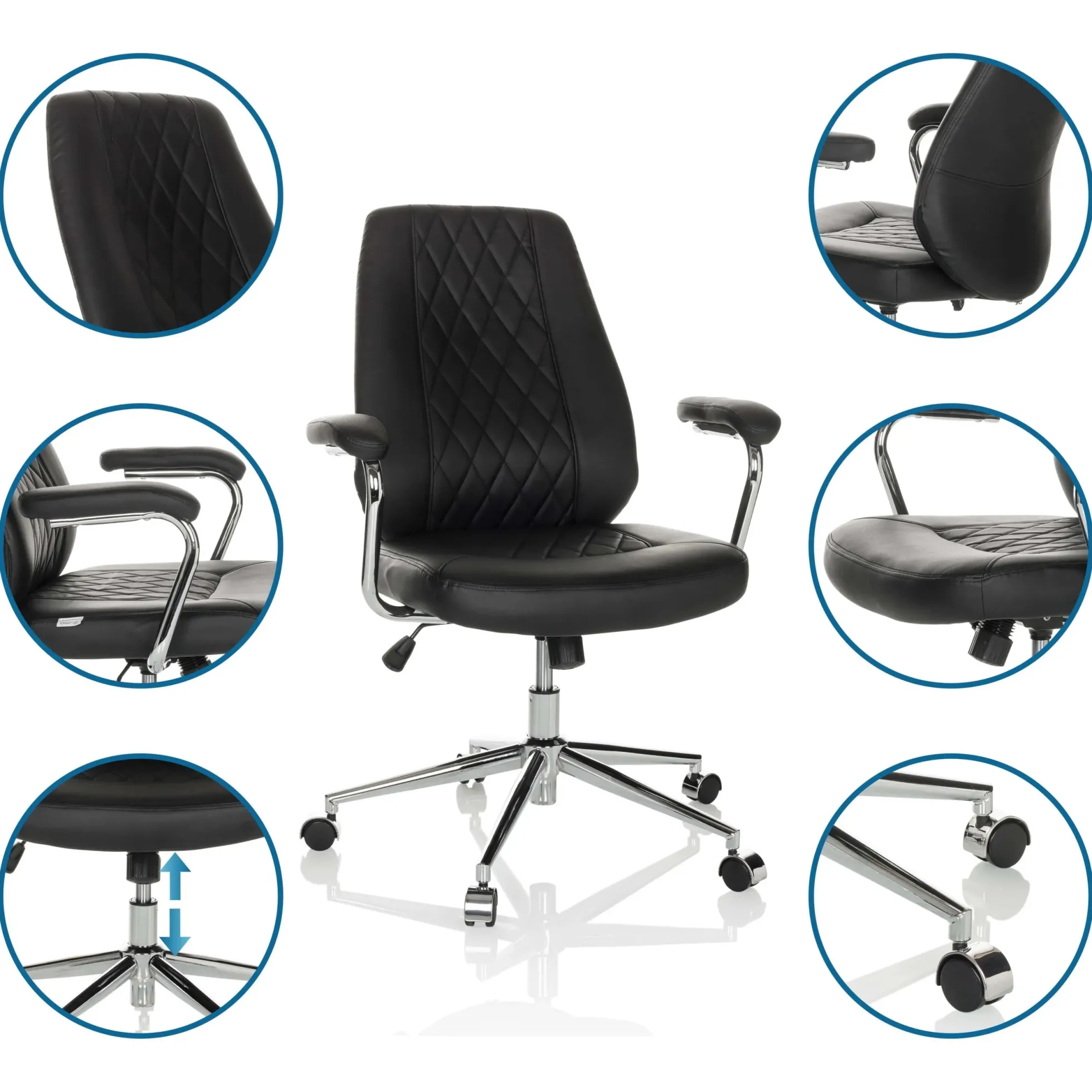 THEO I - Home Office Chefsessel Schwarz