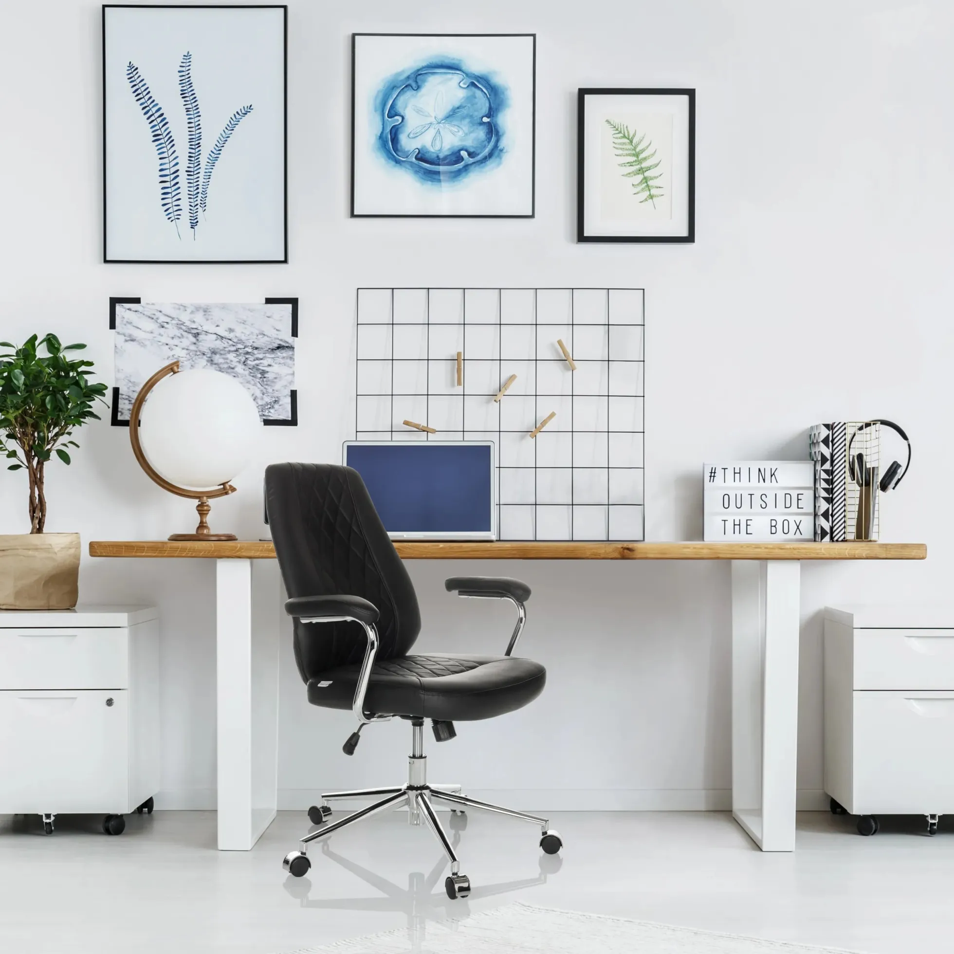 THEO I - Home Office Chefsessel Schwarz