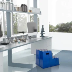 TIO-E2 | 2 Stufen - Tritthocker Blau
