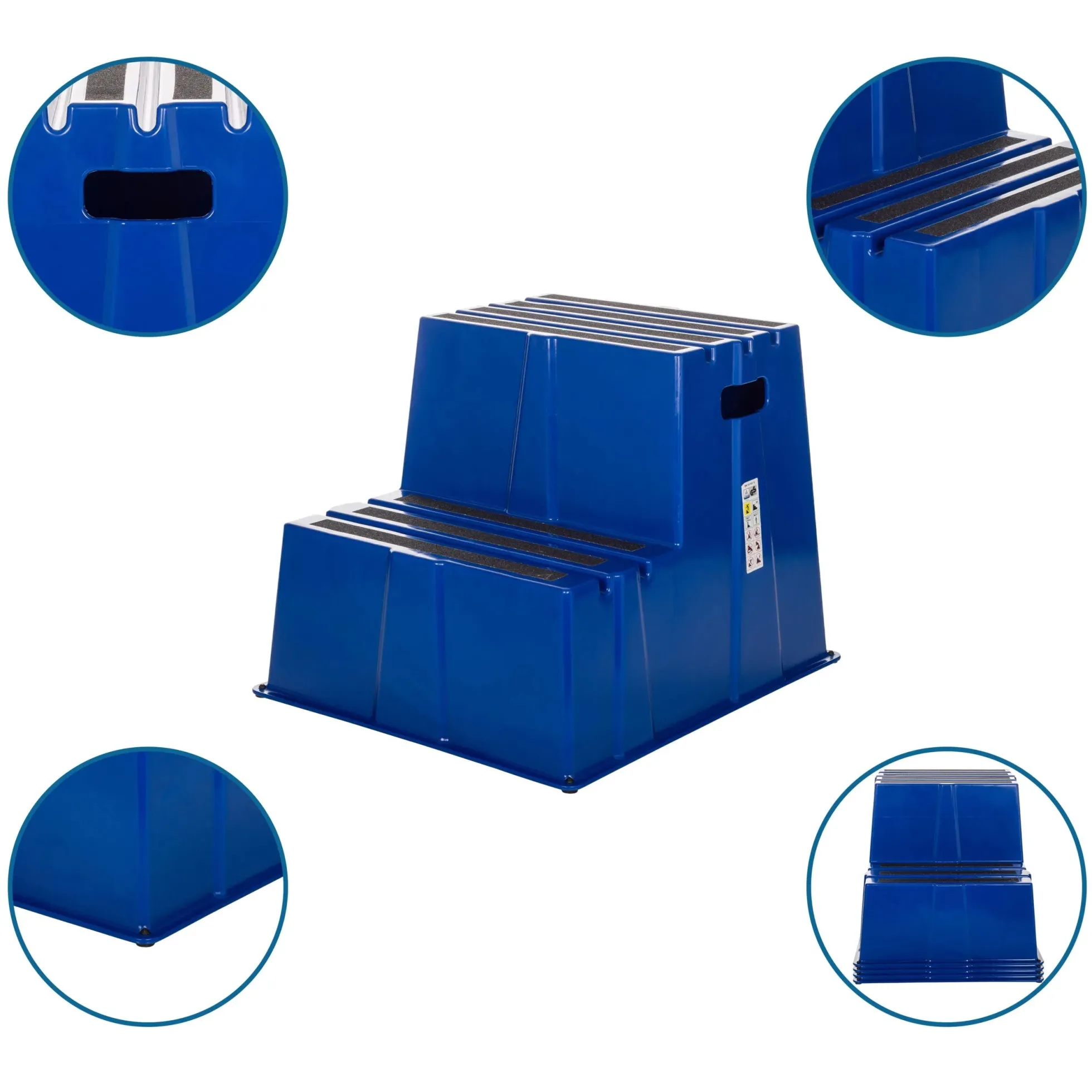 TIO-E2 | 2 Stufen - Tritthocker Blau