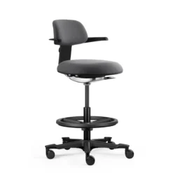 TOP WORK 40 - Arbeitsstuhl Dunkelgrau