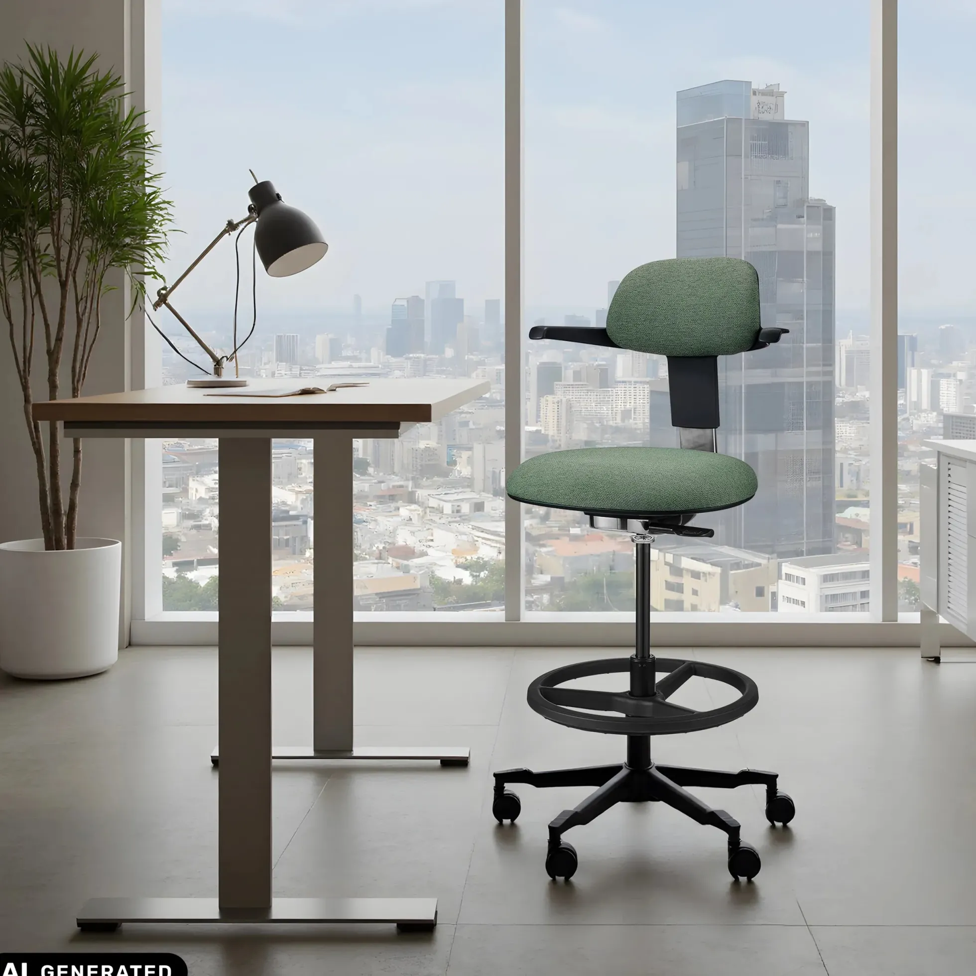 TOP WORK 40 - Arbeitsstuhl Grün