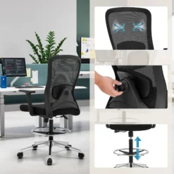 Top Work 44 - Arbeitsstuhl Schwarz