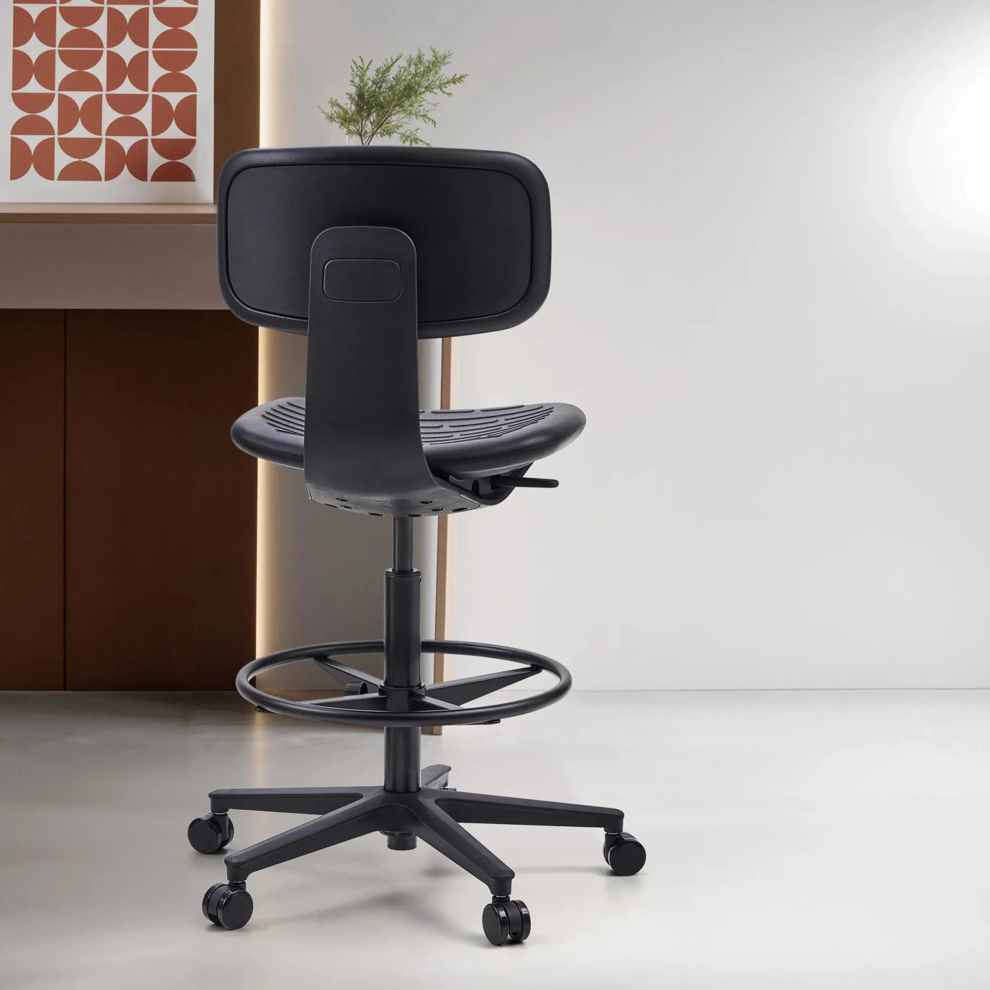 TOP WORK B - Counterstuhl Schwarz