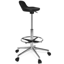 TOP WORK 03 - Drehhocker Schwarz