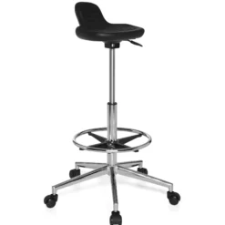 TOP WORK 03 - Drehhocker Schwarz