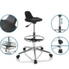 TOP WORK 03 I - Drehhocker Schwarz