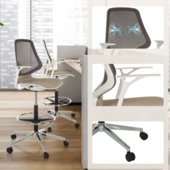 TOP WORK STYLE - Counterstuhl Beige