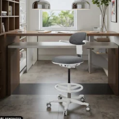 TOP WORK 40 W - Arbeitsstuhl Dunkelgrau