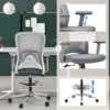 Top Work 44 W - Counterstuhl Grau