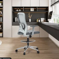 Top Work 44 W - Counterstuhl Grau