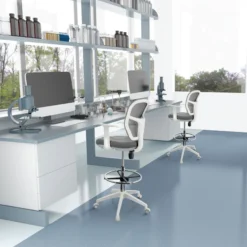 TOP WORK 108 W - Counterstuhl Grau