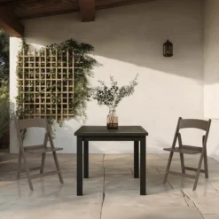 TRAVANO 1 - Outdoor Stuhl Braun
