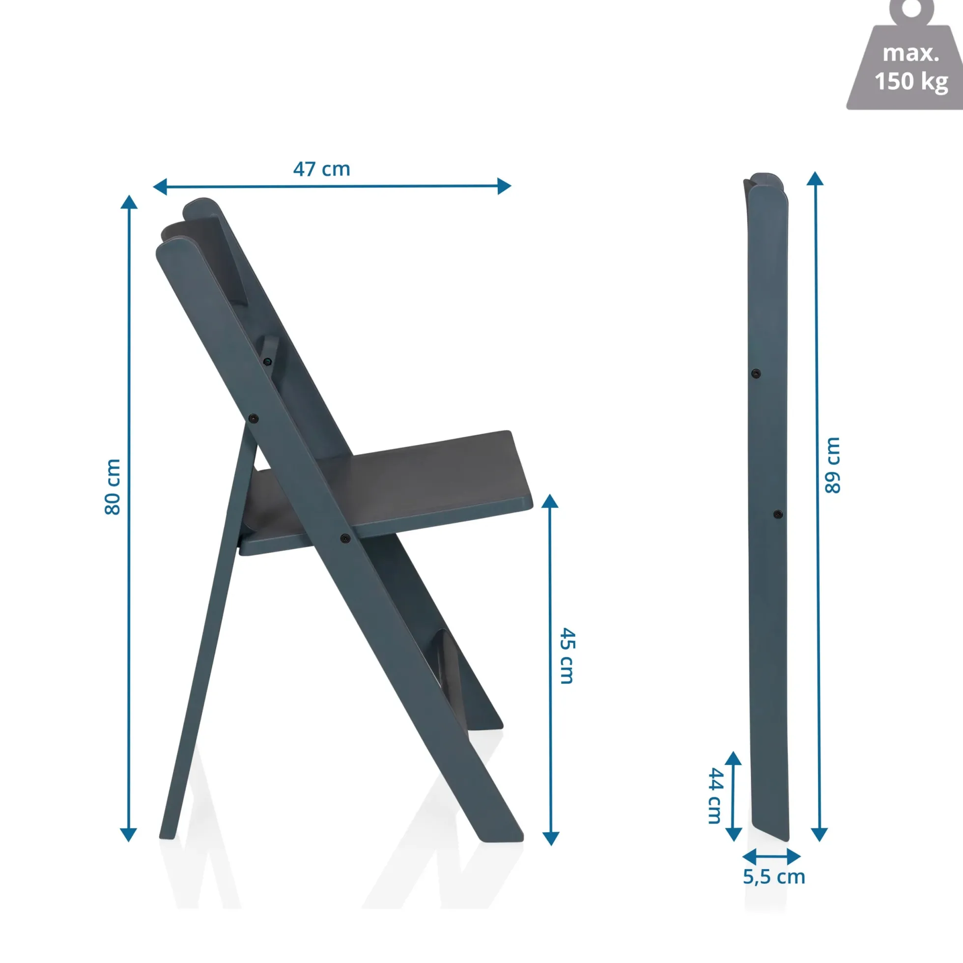 TRAVANO 1 - Outdoor Stuhl Grau