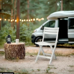 TRAVANO - Outdoor Stuhl Weiß