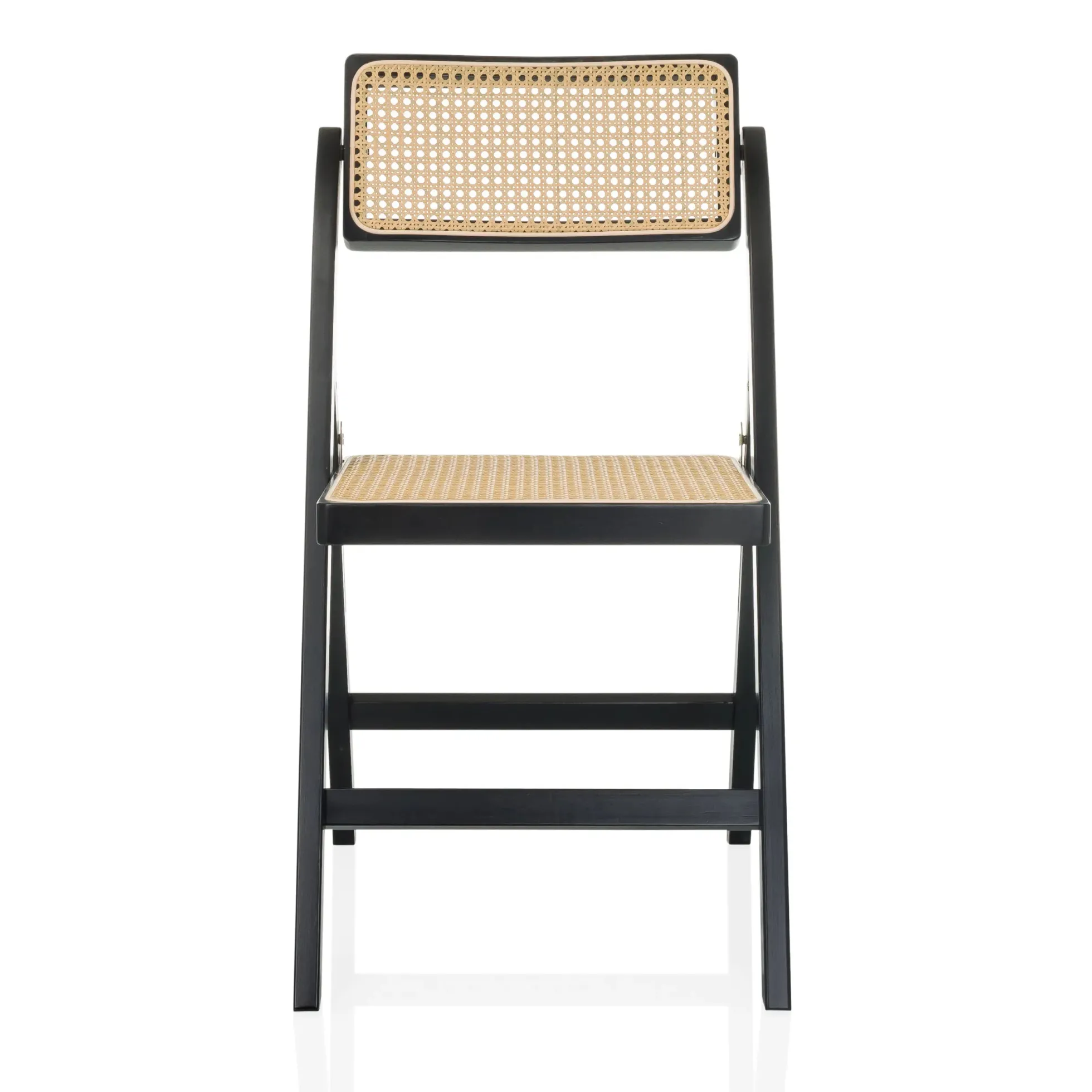 TUDELA BAMBOO - Klappstuhl Schwarz/Braun