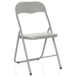 TUDELA BASIC | PVC - Klappstuhl Grau