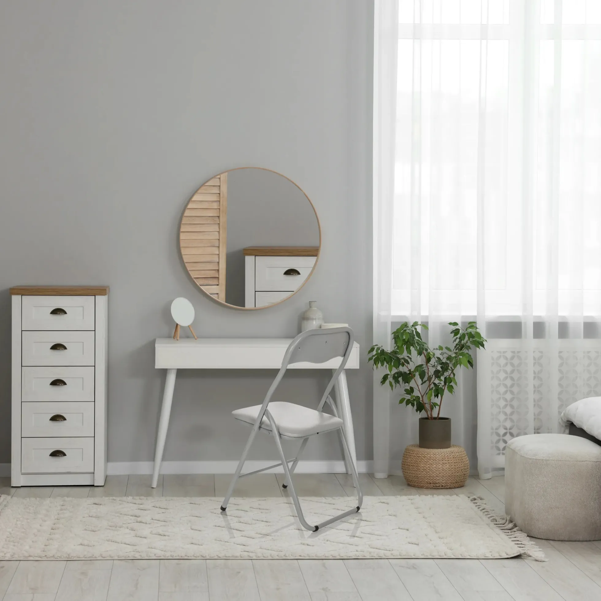 TUDELA BASIC | PVC - Klappstuhl Grau