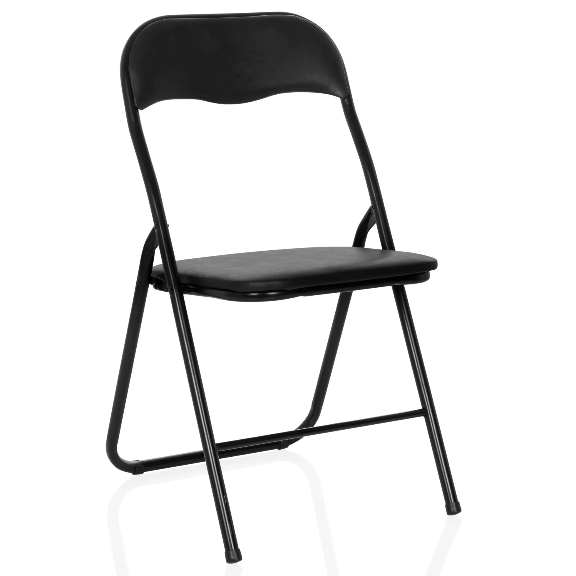 TUDELA BASIC | PVC - Klappstuhl Schwarz