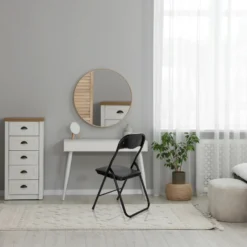 TUDELA BASIC | PVC - Klappstuhl Schwarz