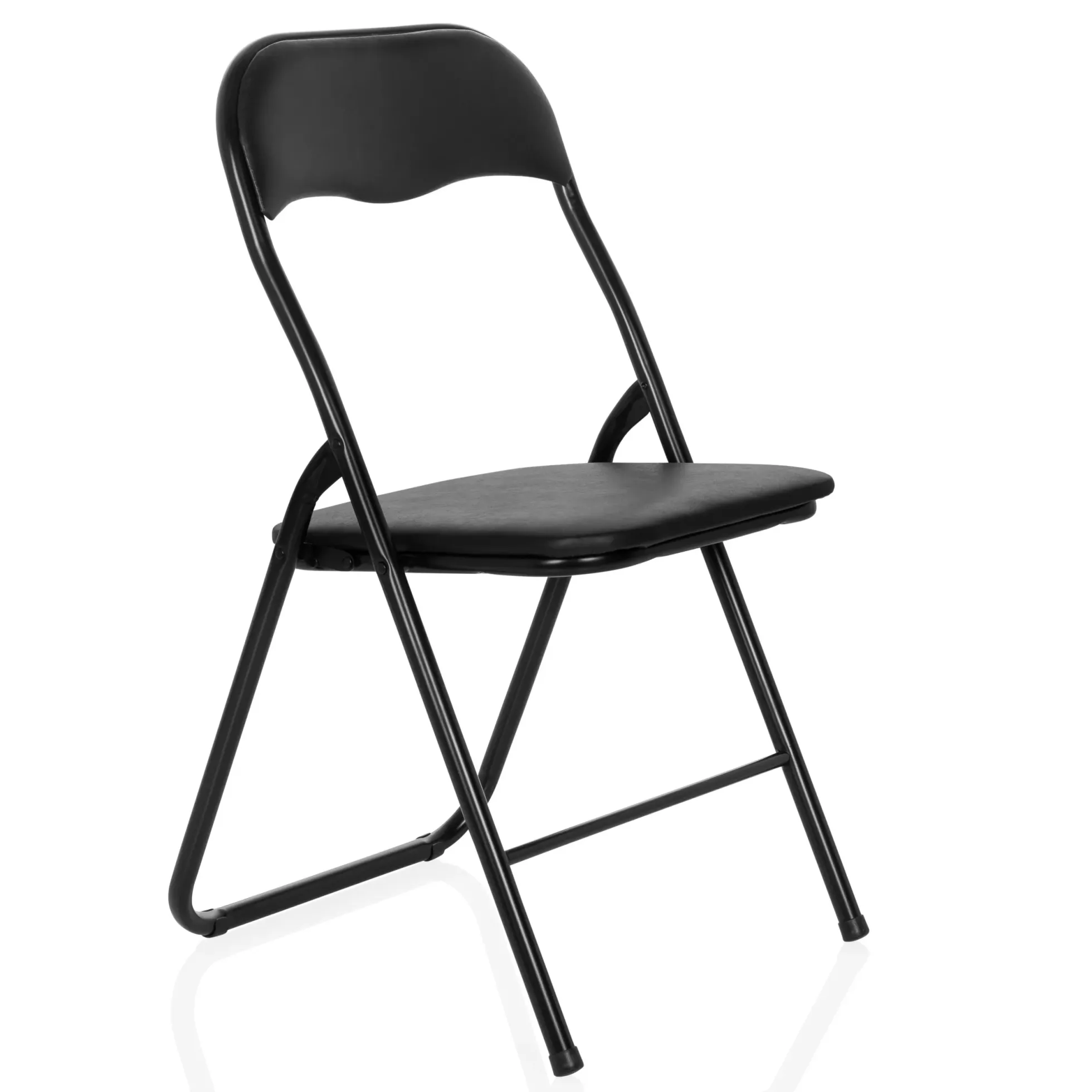 TUDELA BASIC | PVC - Klappstuhl Schwarz