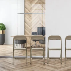 TUDELA BASIC | PVC - Klappstuhl Taupe