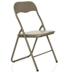 TUDELA BASIC | PVC - Klappstuhl Taupe