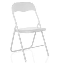 TUDELA BASIC | PVC - Klappstuhl Weiß
