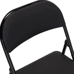 TUDELA | 4er Pack - Klappstuhl Schwarz