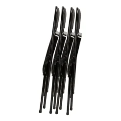 TUDELA | 4er Pack - Klappstuhl Schwarz