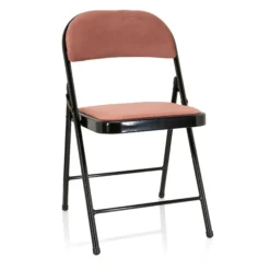 TUDELA I | Samtstoff - Klappstuhl Rosa