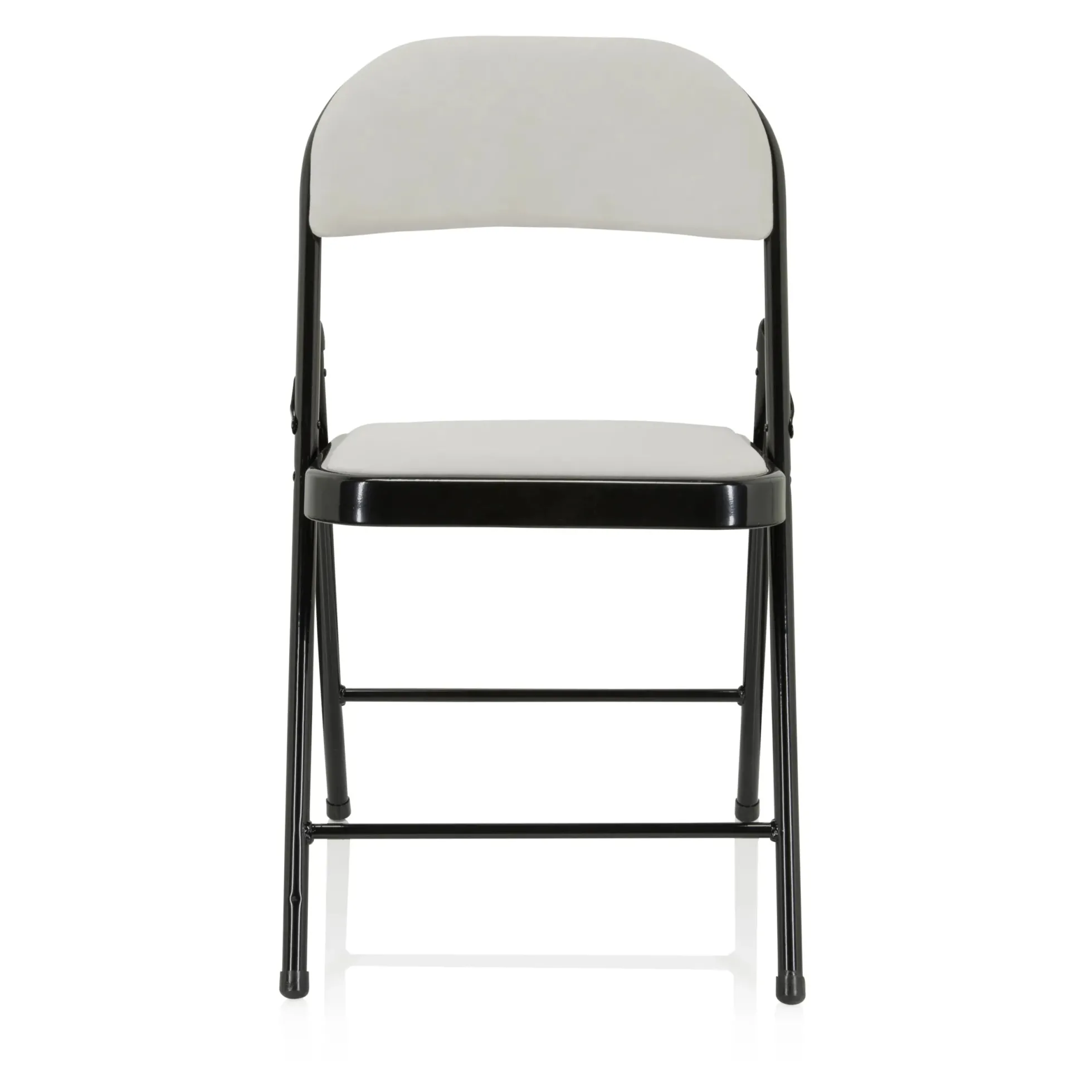 TUDELA I | Samtstoff - Klappstuhl Weiß