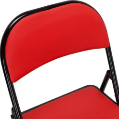 TUDELA | Kunstleder - Klappstuhl Rot