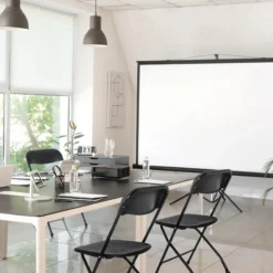 TUDELA XXL B | Belastbar bis 190 kg - Outdoor Stuhl Schwarz