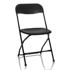 TUDELA XXL B | Belastbar bis 190 kg - Outdoor Stuhl Schwarz