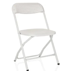 TUDELA XXL PRO W | Belastbar bis 250 kg - Outdoor Stuhl Weiß