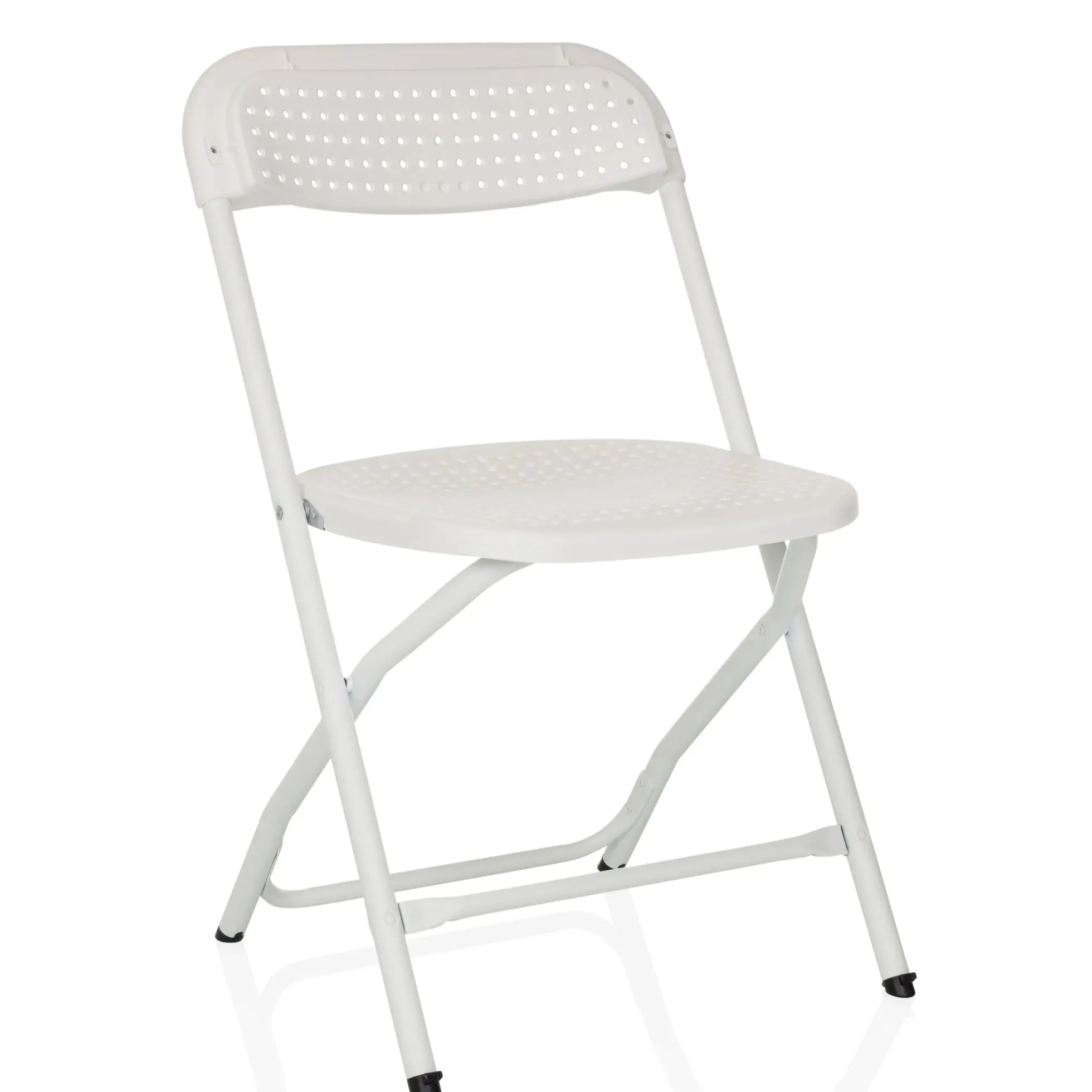 TUDELA XXL PRO W | Belastbar bis 250 kg - Outdoor Stuhl Weiß
