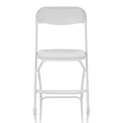 TUDELA XXL W | Belastbar bis 190 kg - Outdoor Stuhl Weiß