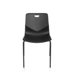 T36 V - Vierfußstuhl Schwarz
