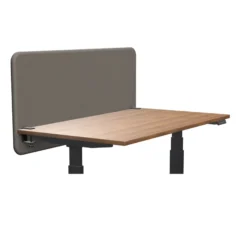 Tystiq | 140 cm (M) - Trennwand Granitgrau/Schwarz