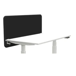 Tystiq | 140 cm (M) - Trennwand Graphit/Weiß