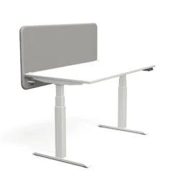 Tystiq | 140 cm (M) - Trennwand Hellgrau/Weiß