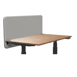 Tystiq | 140 cm (M) - Trennwand Hellgrau/Schwarz