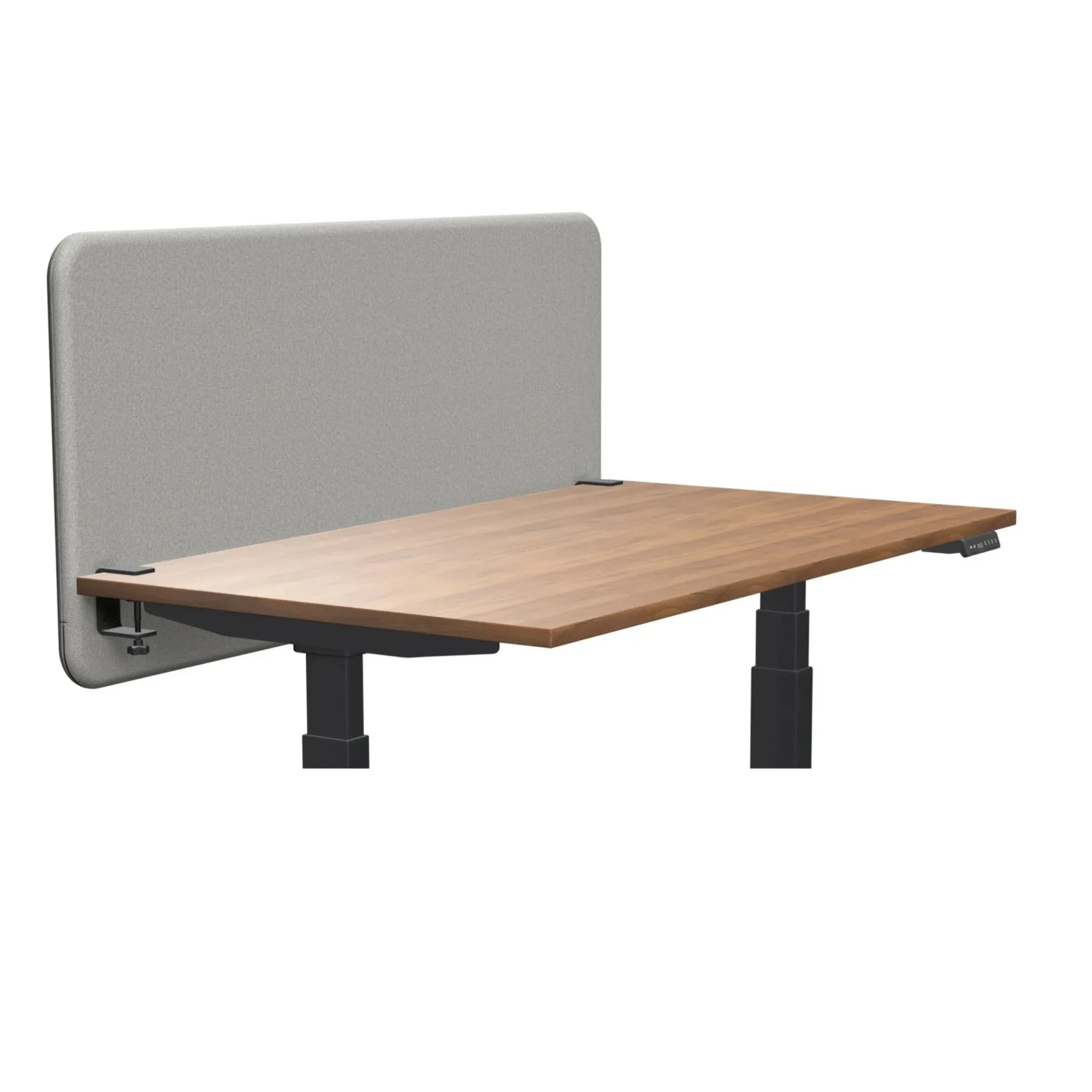 Tystiq | 140 cm (M) - Trennwand Hellgrau/Schwarz