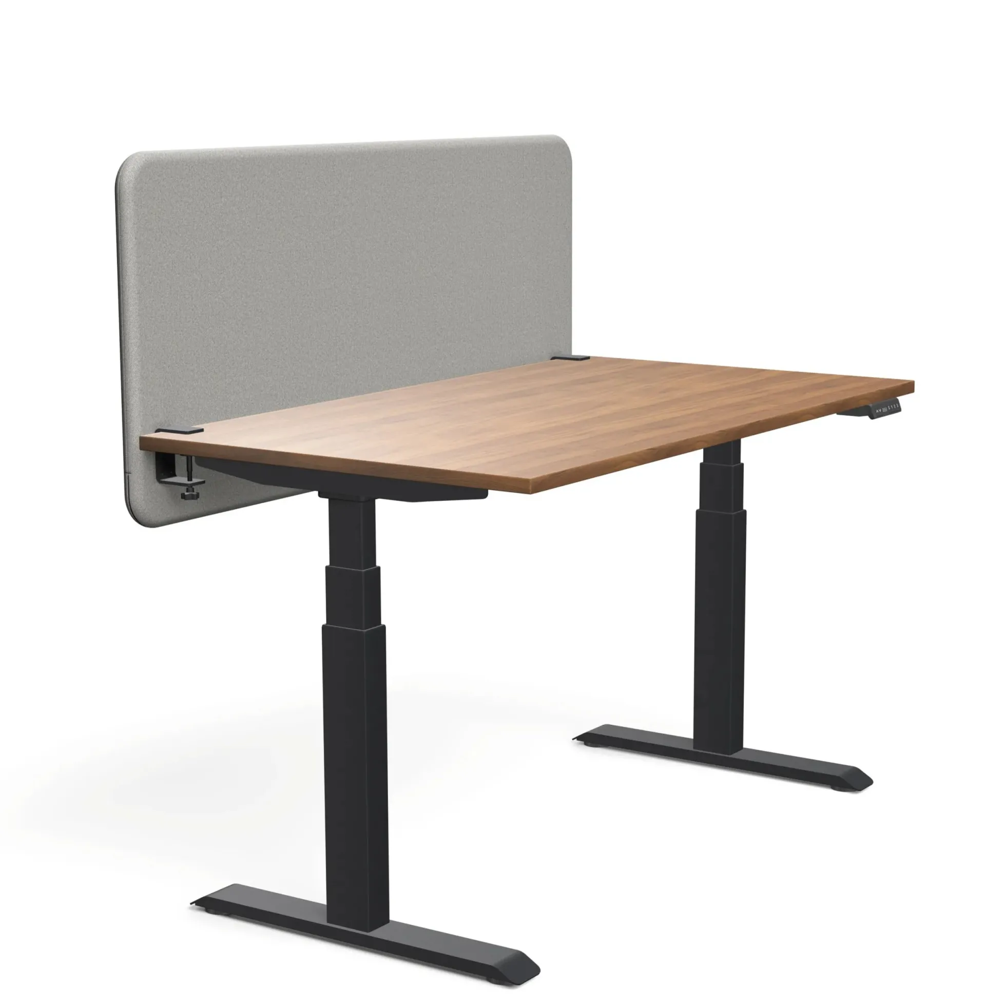 Tystiq | 140 cm (M) - Trennwand Hellgrau/Schwarz