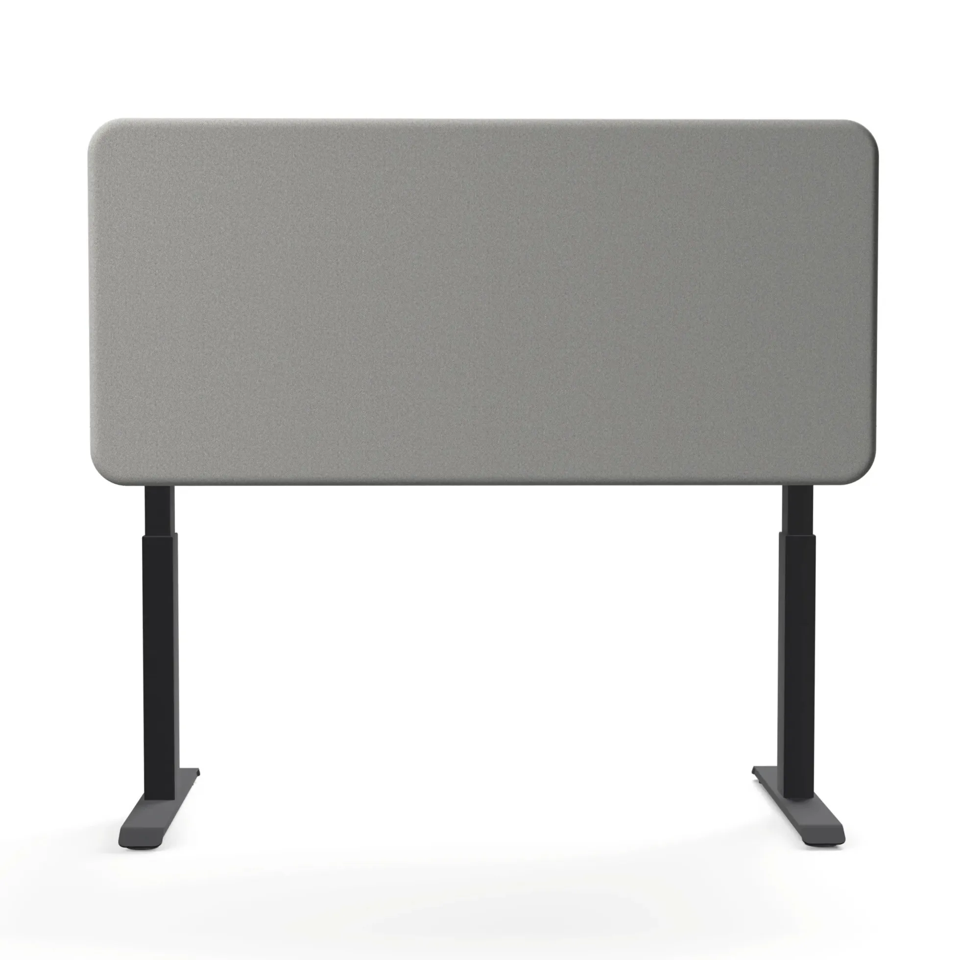 Tystiq | 140 cm (M) - Trennwand Hellgrau/Schwarz