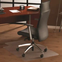 ULTIMAT | Polycarbonat | Hartböden - Bodenschutzmatte mit Lippe 120 x 90 Transparent
