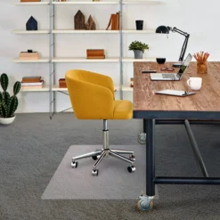 ULTIMAT | Polycarbonat | Teppichböden - Bodenschutzmatte rechteckig 116 x 183 Transparent