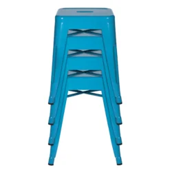 VANTAGGIO - Bistrohocker Hellblau
