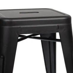VANTAGGIO - Bistrohocker Schwarz matt